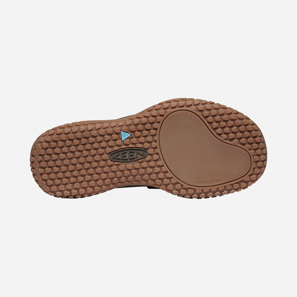 Keen Sandaal Heren Donker Olijfgroen - Solr Toe Post Sandal - 59746-MEJQ